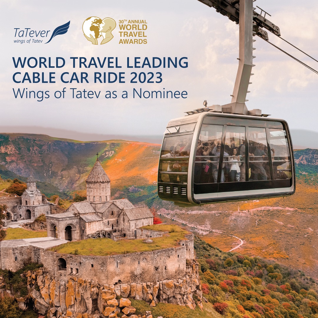 «ՏաԹևեր» ճոպանուղին ներառվել է «World Travel Awards» 2023-ի «Աշխարհի առաջատար ճոպանուղի» անվանակարգում