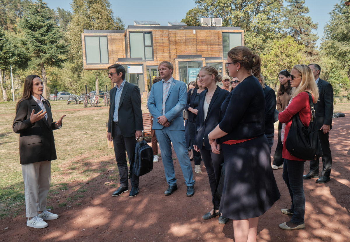 EU, BMZ and GIZ delegations visited Dilijan City Park